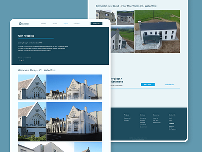 Construction Company Website Design