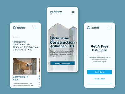 Construction Website Design and Development