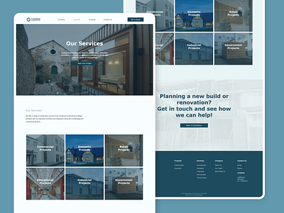 Construction Company Website Design & Development