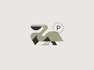 pelican animal bird birds geometic identity illustration logo mark minimal pelican pelican illustration pelican logo pelicans spg symbol