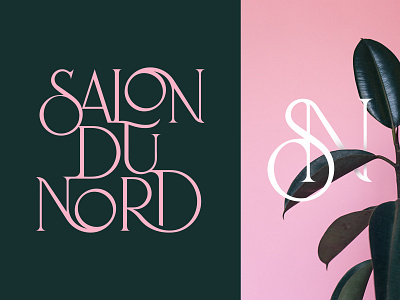 Salon Du Nord branding calligraphy calligraphy and lettering artist identity illustration logo logotype mark symbol typographic typography typography logo ui vector