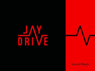 JayDrive Logo beats branding identity logo logomark logotype mark minimal music music logo sound symbol typo typogaphy wave