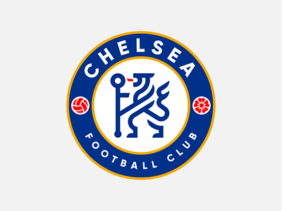 Chelsea FC animal badge brand branding chelsea chelseafc elegant football identity lion logo mark minimal rampant rebrand rebranding redesign soccer sports symbol