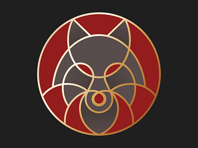 Wolf 🐺 abstract animal branding color dog elegant fox gradient icon identity illustration line logo mark minimal rich stroke symbol wolf wolves