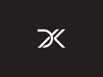 DK monogram brand d dk icon k letter logo logomark logotype minimal monogram symbol