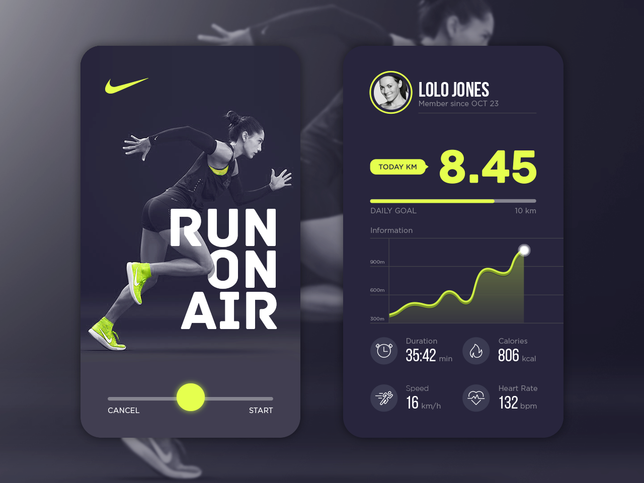 Run interface. Дизайн приложения. Дизайн спортивного приложения. Nike Running приложение. Дизайн Интерфейс спорт.