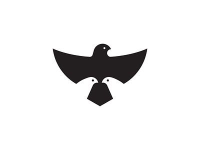 Mother Bird animal bird fly icon identity logo mark minimal mother negative space shibu symbol