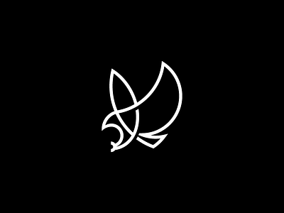 Eeagle Mark! animal bird bird logo eagle eagle logo fly line line logo lineart minimal minimal logo symbol