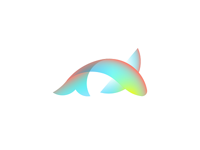 Fish Mark animal animal logo color colorful experiment fish fish illustration. sea fish logo gradient gradient logo illustration