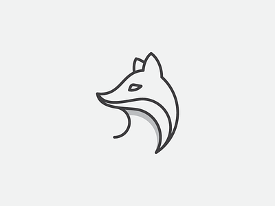 Fox Mark animal fox fox logo identity illustration logo mark spg symbol wolf