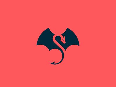 Dragon animal animal logo dragon identity illustration logo minimal negative space symbol