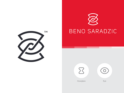 Beno Saradzic branding camera cinematography eye hour hourglass identity logo minimal photography spg symbol time timelapse ui