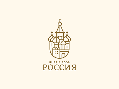 Moscow architects branding cathedral christian church elegant illustration logo moscow royal russia russian spg symbol ui ux vector