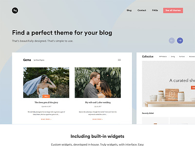 Heybi Official Website agency blogger carousel ecommerce elegant gradient store web design website