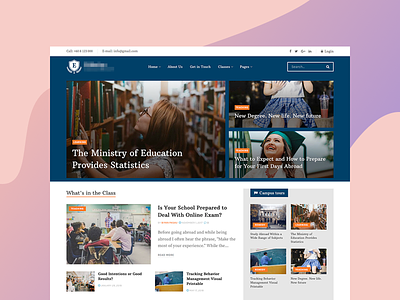 Edu education theme website wordpress