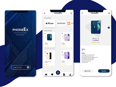 PhoneEx app design ux web