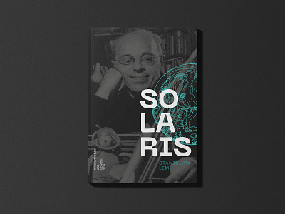 SOLARIS book cover book design layout print typography