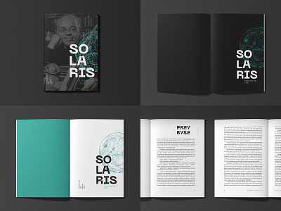 SOLARIS book design book design layout print typography