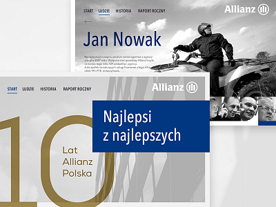 Allianz Presentation Rebound typography ui