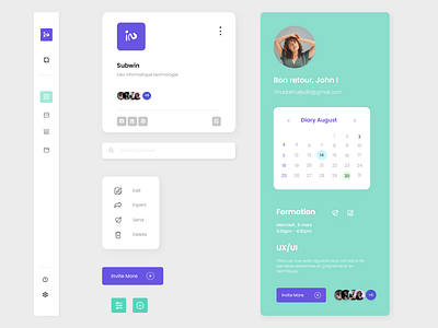 Dashboard elements barre branding colors dashboard design graphs icons offre profile ui uiux users ux
