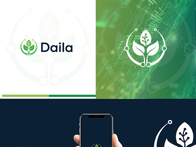 Dalia Technology Leaf Logo