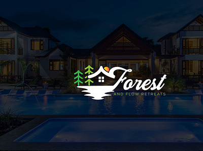 Forest Vacation Logo forest jungle logo logo logo make vacation logo