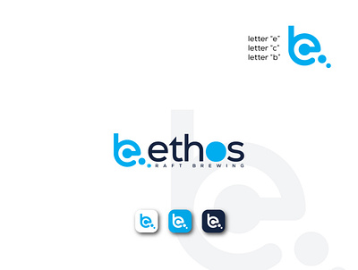 Ethos logo design icon logo logo make vector