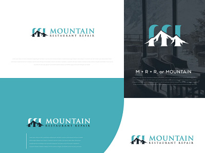 Mountain Logo WITH MRR hill logo icon logo logo make m logo mountain logo vector