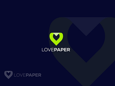 LOVE PAPER LOGO design file icon logo logo make lovaletter love paper paper vector