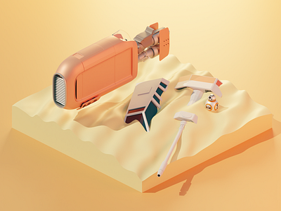 Blender 3D Art designs, themes, templates and downloadable graphic elements  on Dribbble