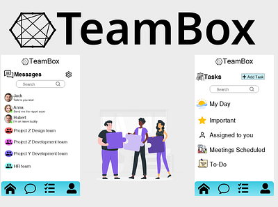 TeamBox adobe xd app design design product design ui ui design ux ux design