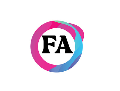 Fa logo 3d logo business logo design illustration logo typography