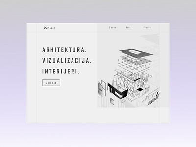 Architectural Landing Page