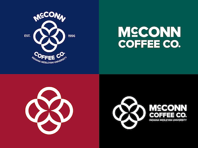 McConn Coffee Co. coffee logomark rebrand