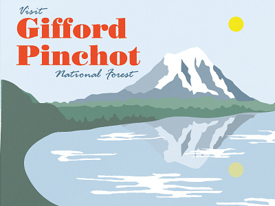 Gifford Pinchot Cover adventure forest gifford pinchot hiking lake mountain national nature travel vintage