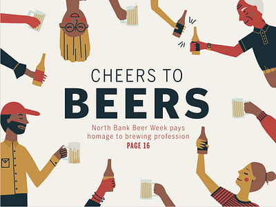 North Bank Beer Week Cover beer brew brewfest celebration cheers drinking fun party people vancouver