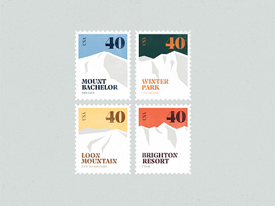 Mountain Stamps