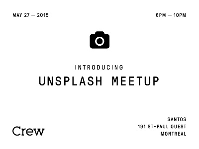 Unsplash Meetup