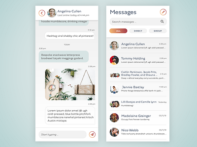 Daily UI – 013 Direct Message