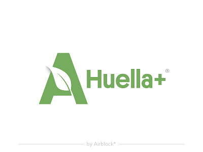 Logo Huella+ bio eco ecofriendly huella logo negative space