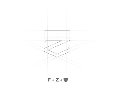 Fabrizio Zanotti escudo fz golf grid logo marca monograma