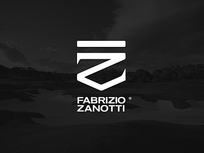 Fabrizio Zanotti escudo fz golf grid logo marca monograma
