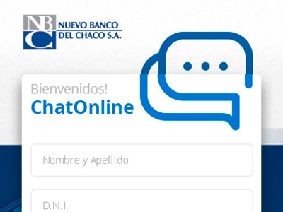 Chat online chat minimal nbch page ui ux web website
