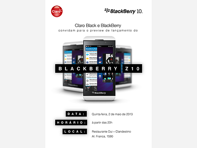 Invitation - Blackberry Z10