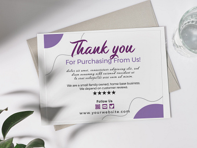 Thank You Card amazon amazonthankyoucard bannerdesign bhfyp birthdaycard branding brochuredesign businesscard design graphic design graphicdesigner illustration invitation invitationcard logo packageinsert postcard productinsert thankyoucard ui