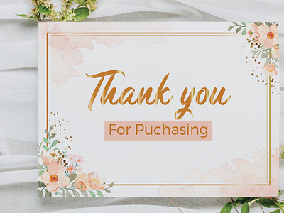 Thank you card design bannerdesign bhfyp branding brochuredesign design graphic design graphicdesigner thankyoucard