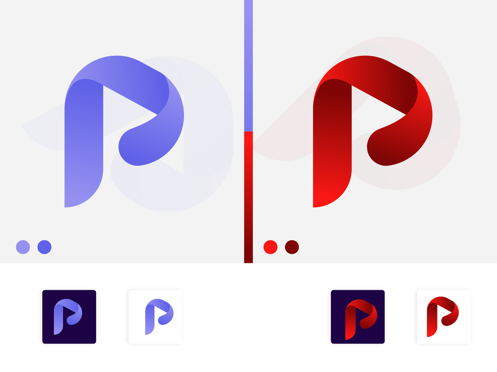 p-letter-logo-branding-by-vectxiu-on-dribbble