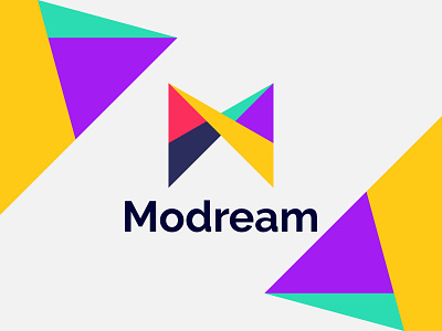 Modream Logo - Branding abstract branding creative graphic design letter logo logo modern ui