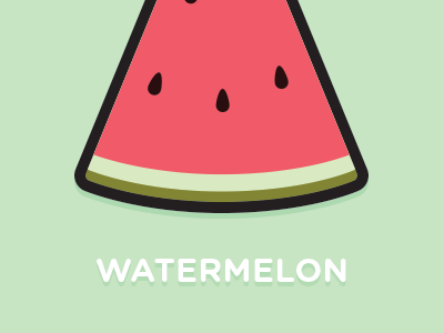 Watermelon vector watermelon