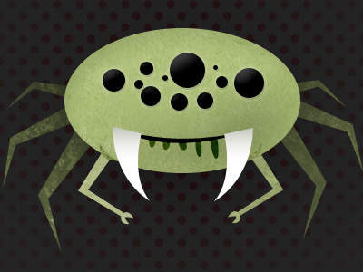 Spidercrab creature vector